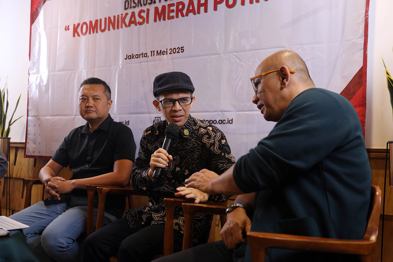 Diskusi Publik "Komunikasi Merah Putih, Bahas Peran Komunikasi Dalam Penyampaian Informasi Pemerintah