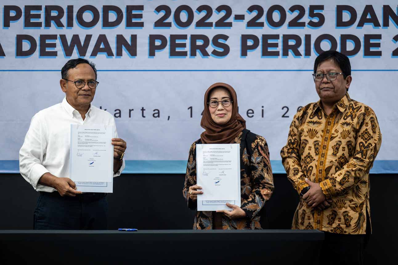 Dewan Pers Gelar Serah Terima Jabatan Anggota