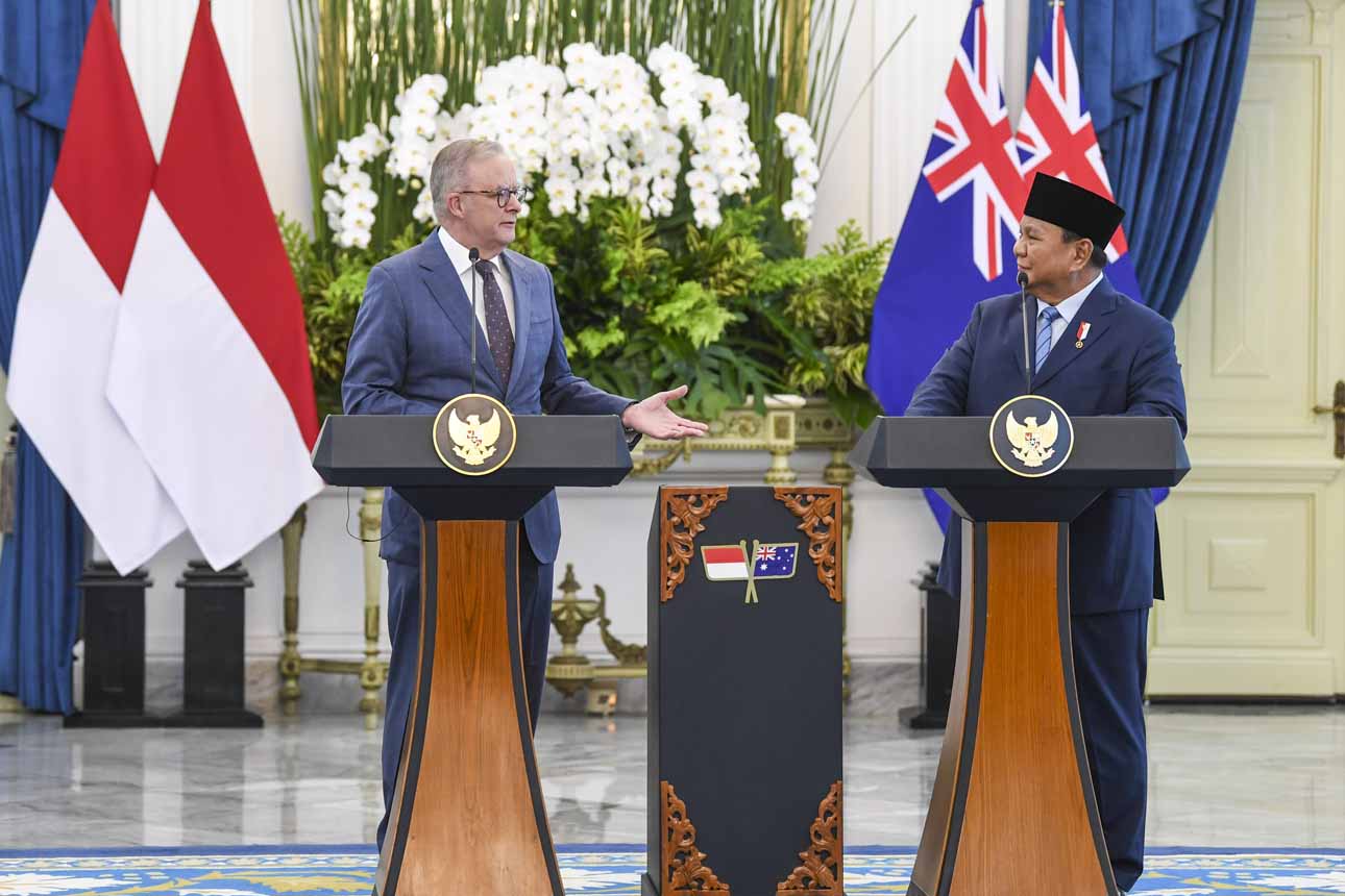 Presiden Prabowo menerima kunjungan PM Australia