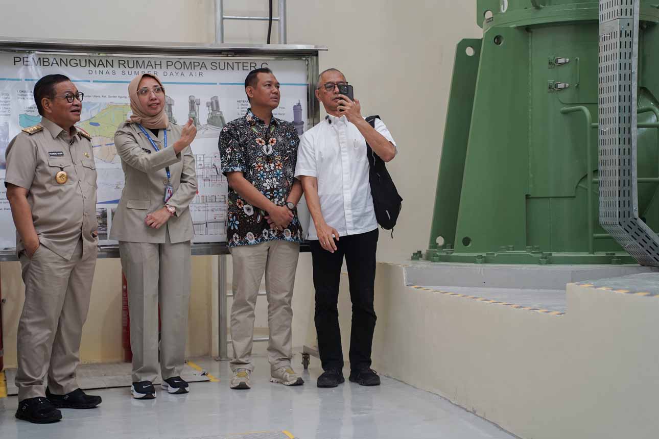 Rumah Pompa Sunter C Resmi Beroperasi