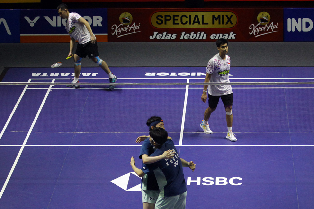Jadi Runner Up Indonesia Open 2025, Sabar/Reza Takluk Dari Pasangan Ganda Putra Korsel