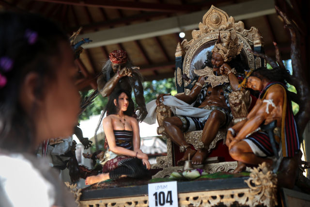 Pelestarian Budaya Lewat Lomba Ogoh-Ogoh Mini di Mataram
