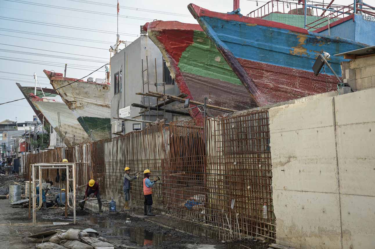 Pembangunan Tanggul di Pluit untuk Cegah Banjir Rob
