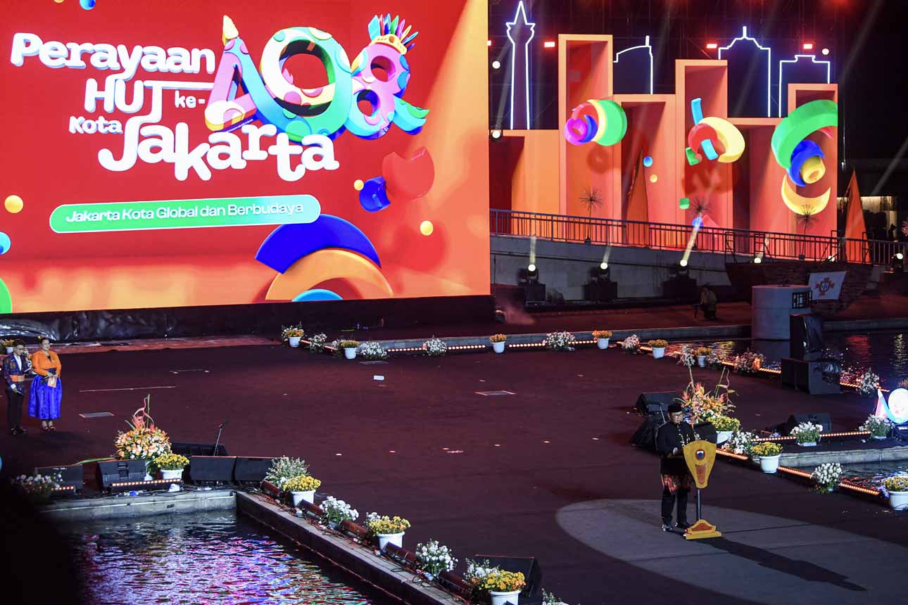 Malam Puncak HUT Jakarta ke-498 Hadirkan Ragam Hiburan
