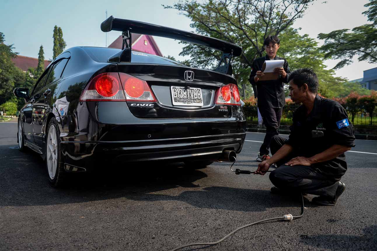 Emisi Gas buang Kendaraan saat Musim Kemarau