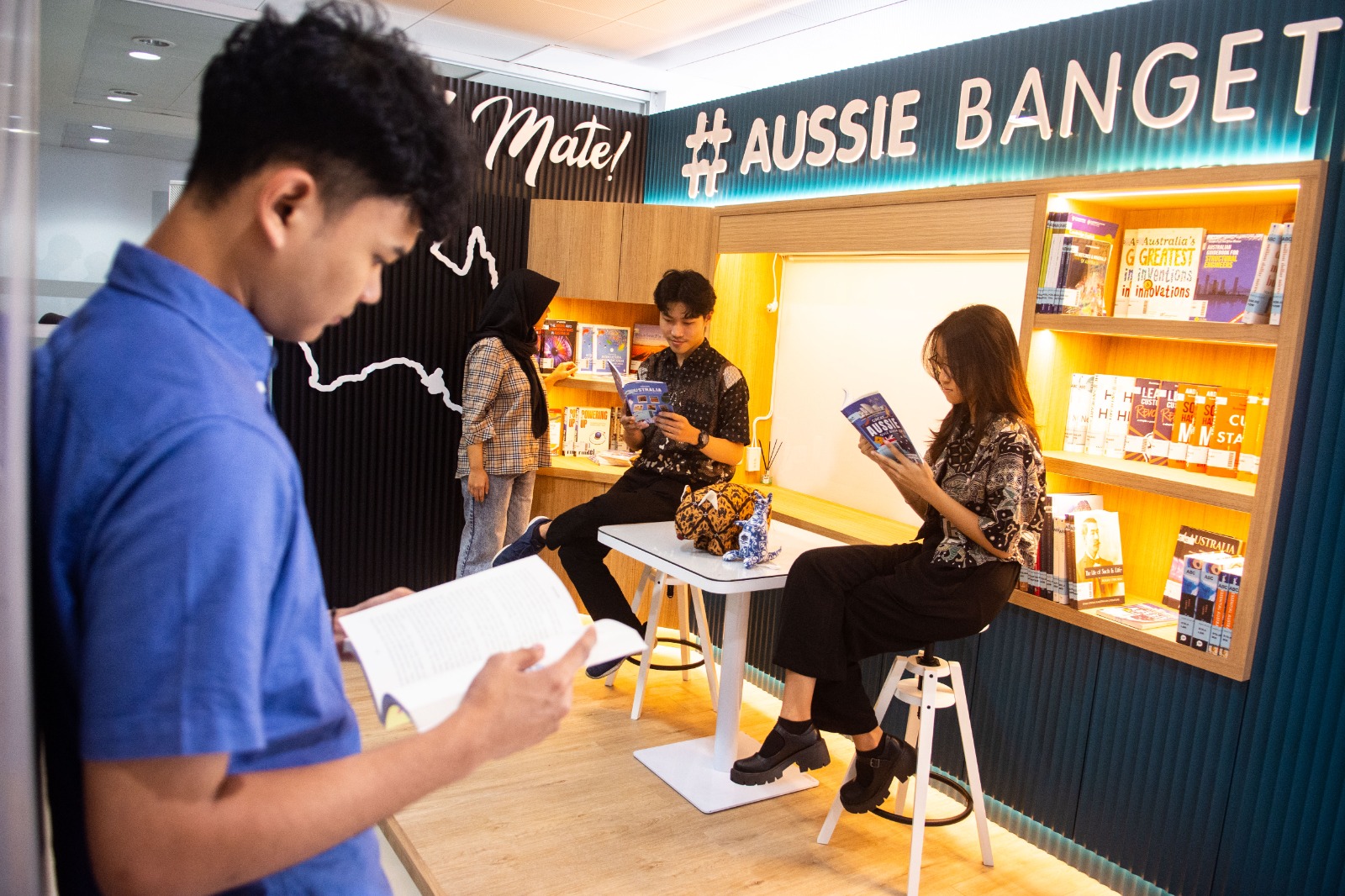 Sudut baca AussieBanget di ITB