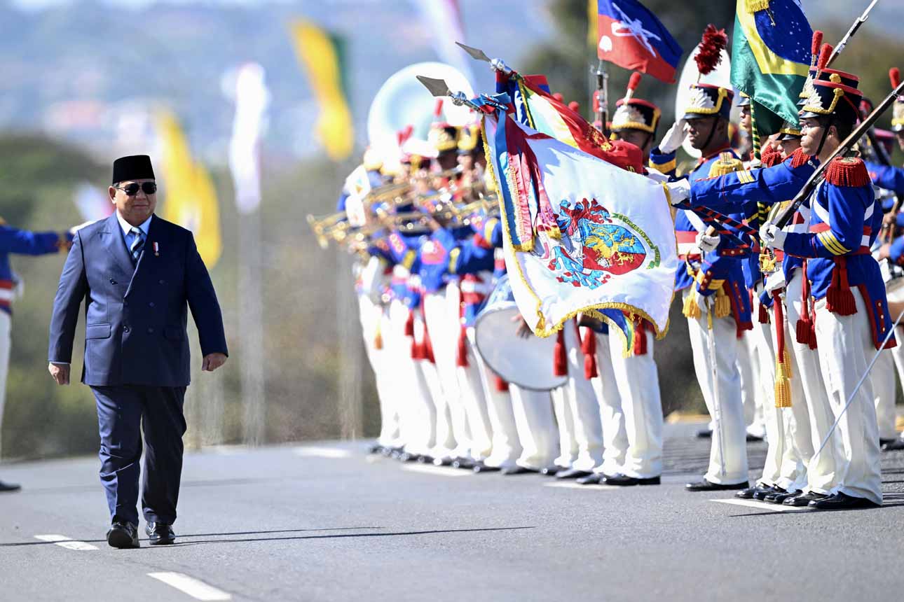 Parade Kehormatan di Brasil Warnai Penyambutan Prabowo Subianto