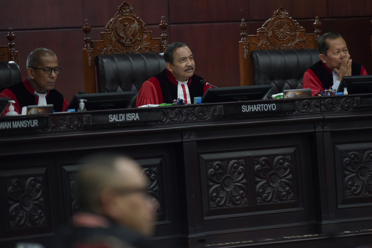 Sidang uji materi UU Tindak Pidana Korupsi