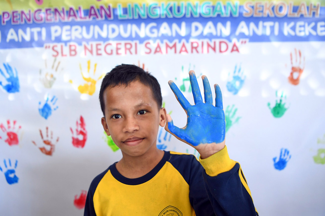 Deklarasi Anti Perundungan dan Kekerasan di SLB Negeri Samarinda