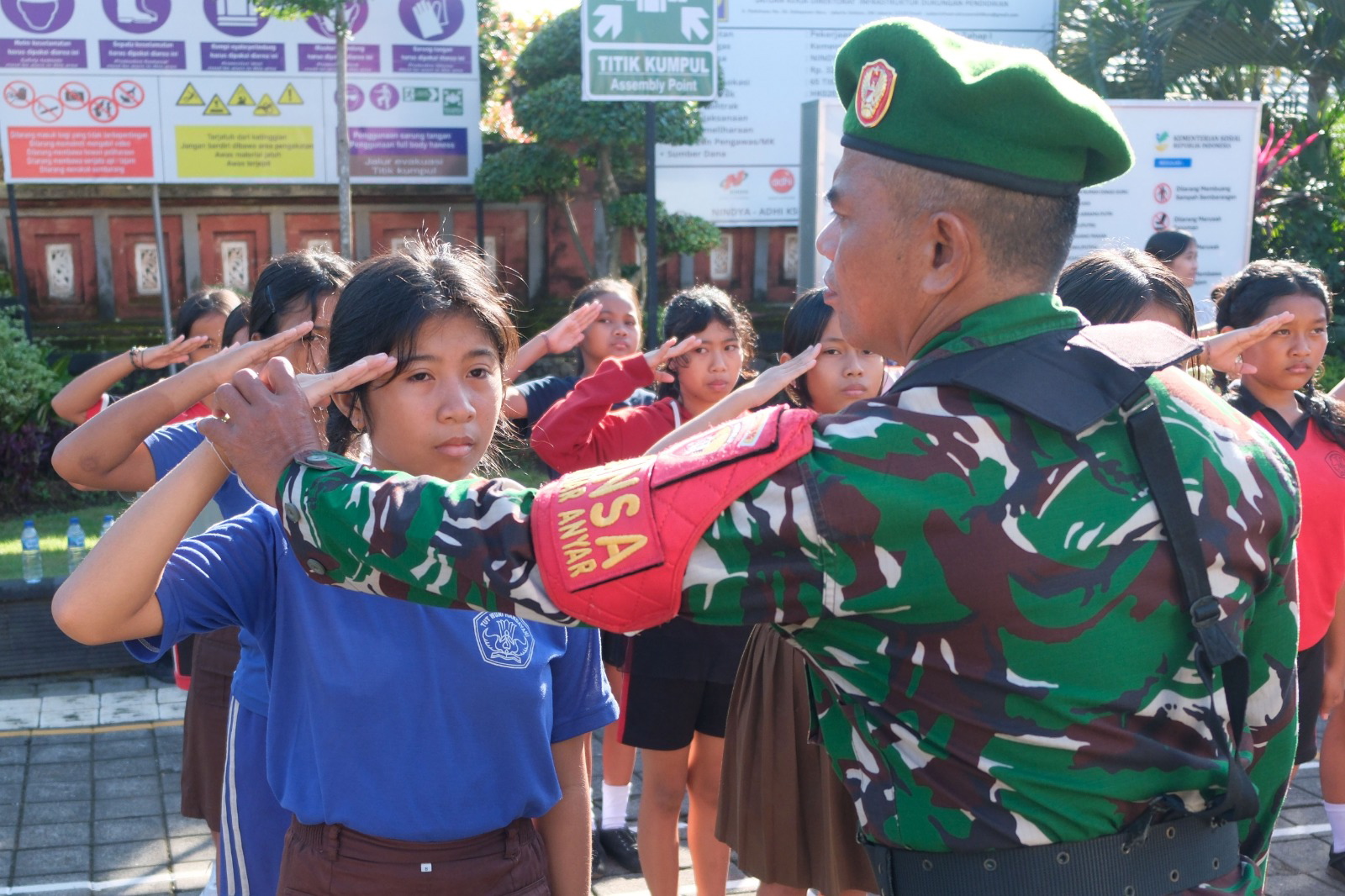 Kegiatan PBB di Sekolah Rakyat Menengah Pertama 17 Tabanan