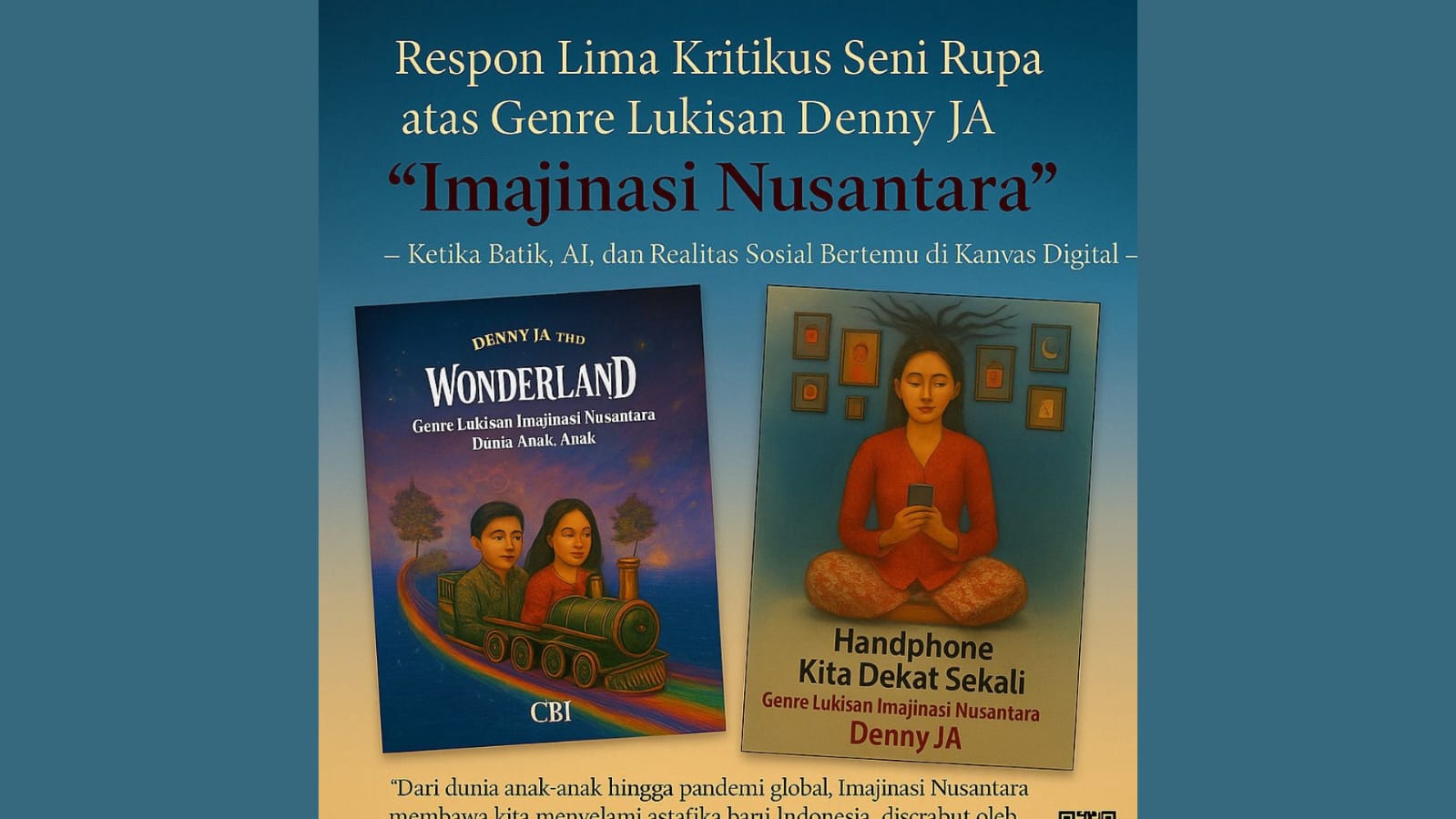 Genre Lukisan Imajinasi Nusantara Denny JA Diperbincangkan