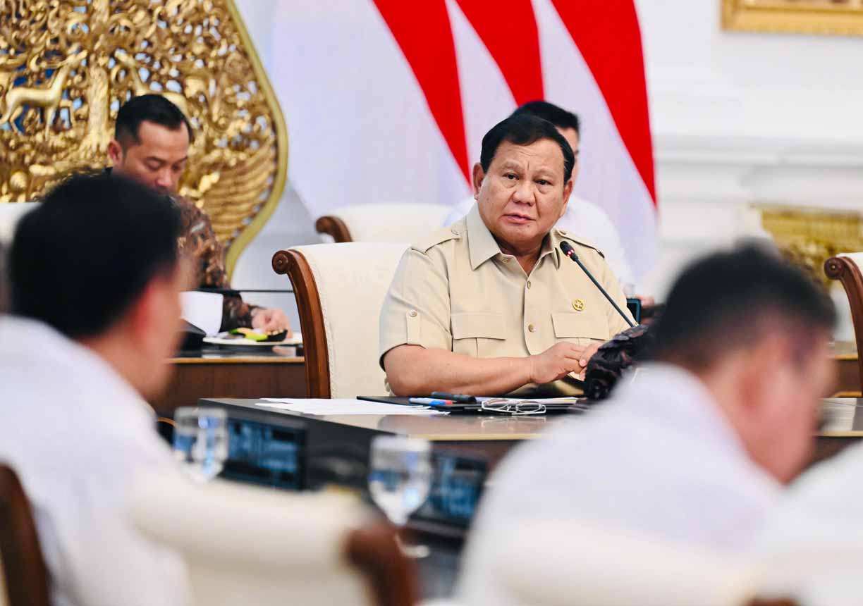 Prabowo Pimpin Rapat Terbatas Bahas Kawasan Ekonomi Khusus