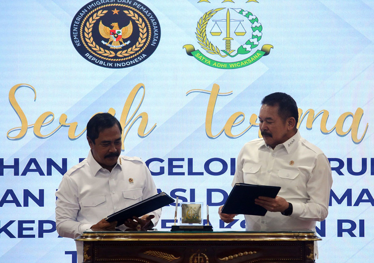 Penyerahan Rupbasan dari Kementerian Imipas ke Kejagung