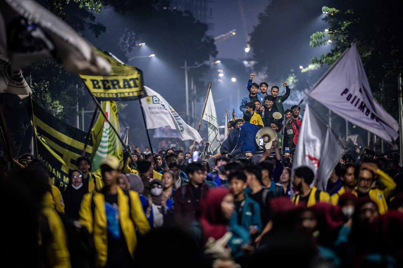 Aksi Mahasiswa di Jakarta