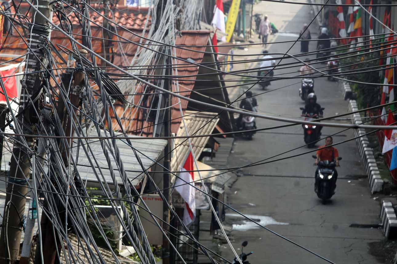 Penataan Kota Kabel Utilitas Bawah Tanah Direlokasi