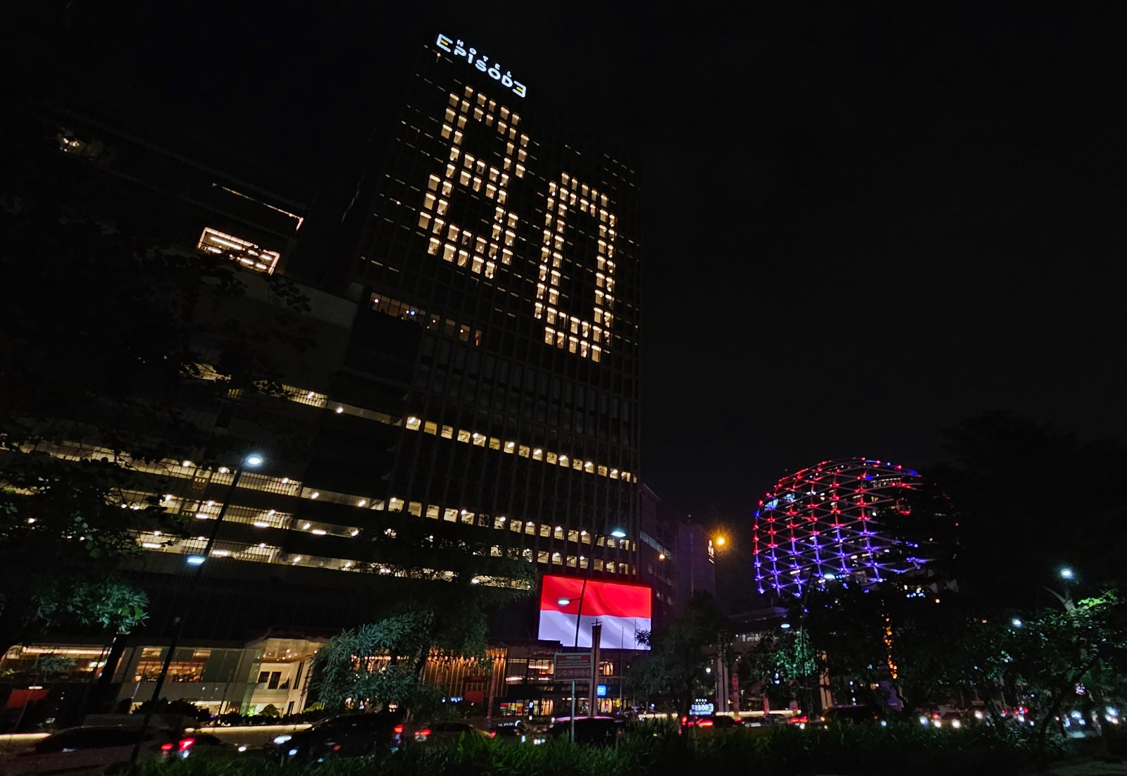 Konfigurasi lampu kamar hotel sambut HUT ke-80 RI