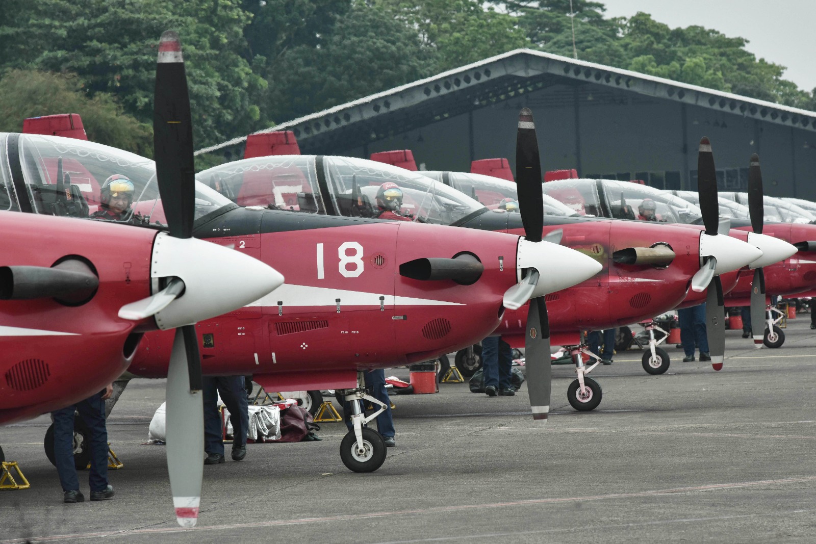 TNI AU gelar latihan jelang peringatan HUT RI ke-80