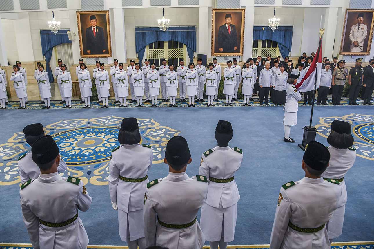 Upacara Pengukuhan Tim Paskibraka 2025
