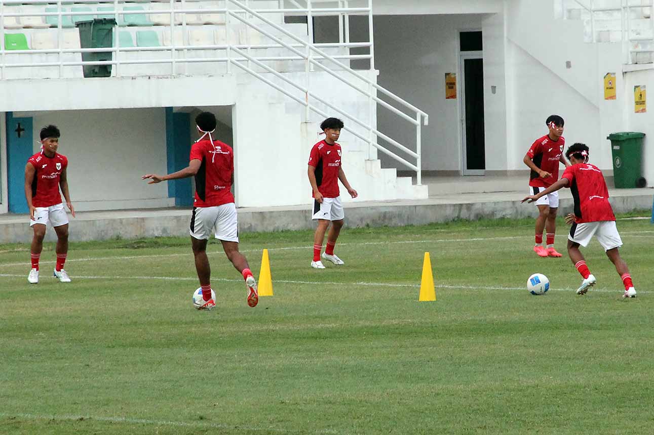 Timnas Indonesia Gelar Latihan Jelang Laga Kontra Mali