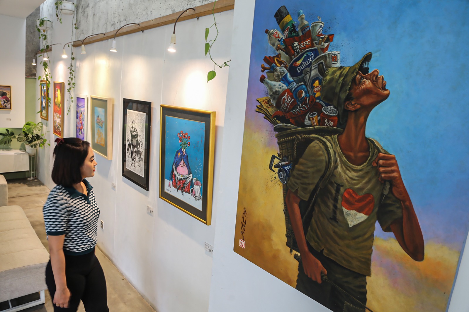 Pameran kartun Merdeka Atau Mati Kutu di Semarang