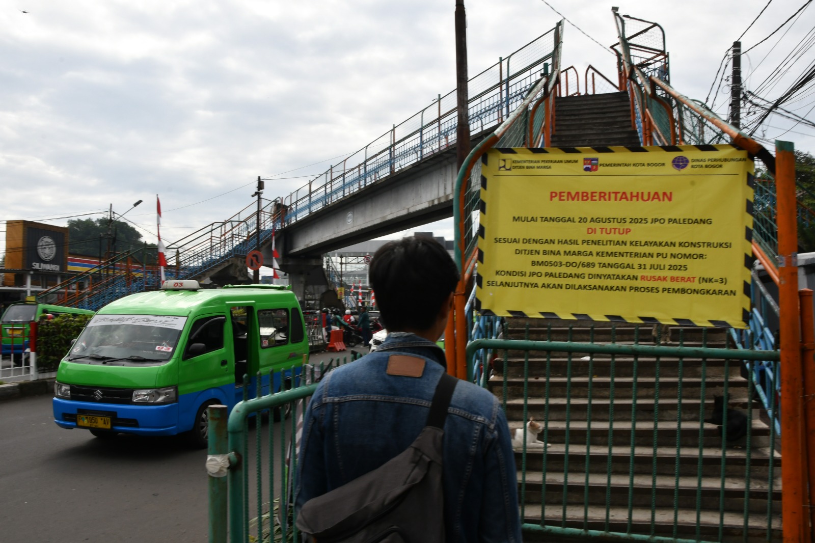 Penutupan JPO Paledang Kota Bogor