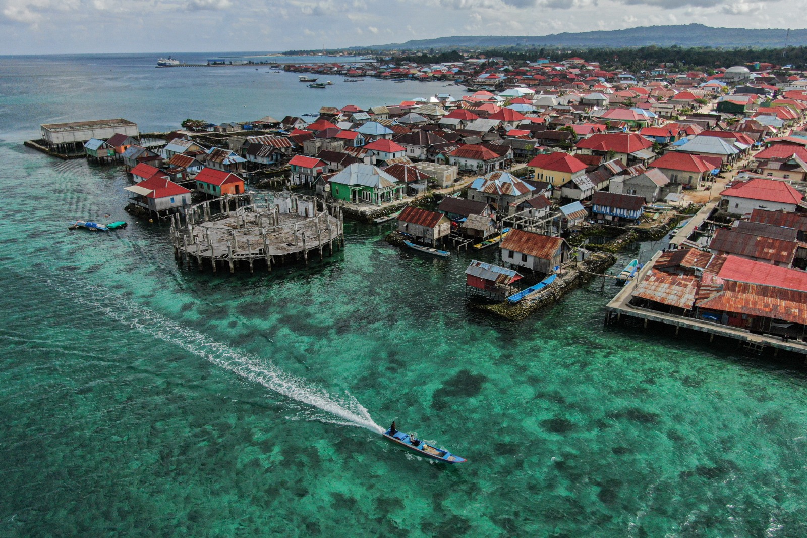 Pemukiman Suku Bajo di Wakatobi