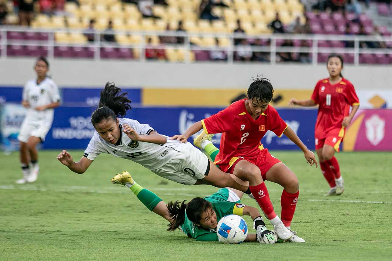 Timnas Putri Indonesia U-16 Takluk dari Vietnam