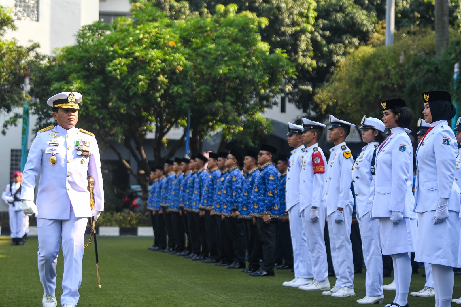 Upacara HUT ke-80 TNI AL