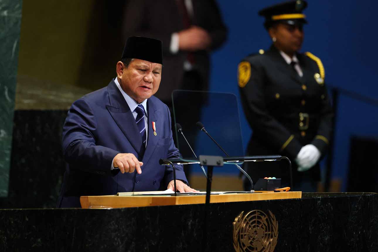 Penuh Semangat Pidato Presiden Prabowo Subianto di Sidang Majelis Umum PBB