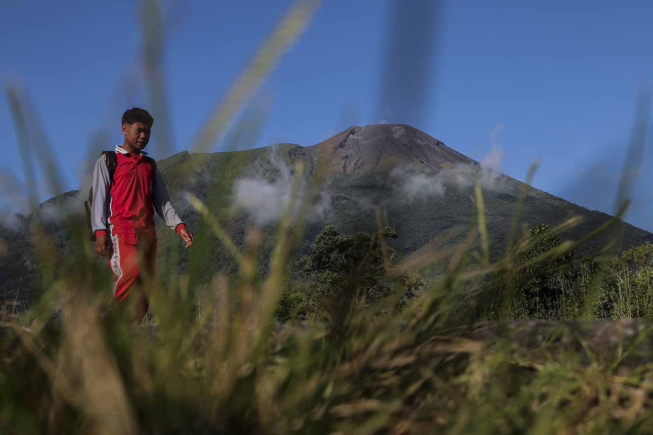 Gunung Gamalama Masih Menunjukkan Aktivitas Kegempaan yang Tinggi