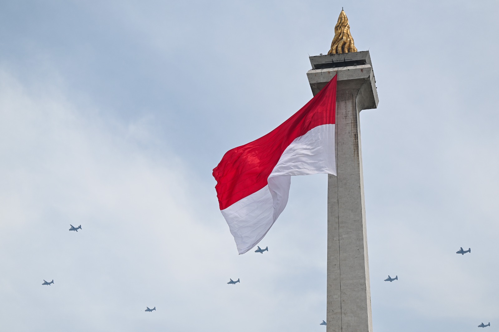 Gladi bersih HUT ke-80 TNI