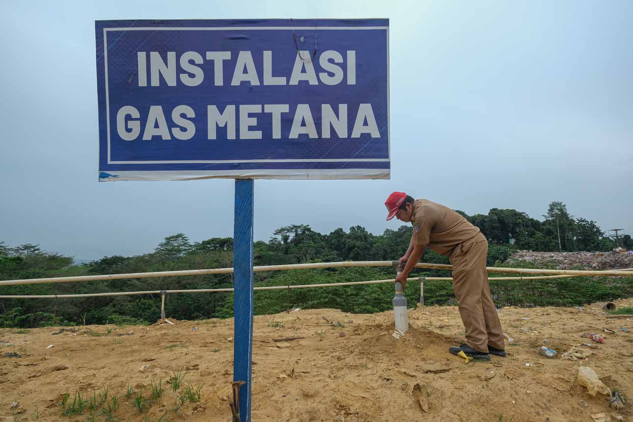 Pemanfaatan Sampah TPAS Puuwatu Kendari Hasilkan Gas Metana