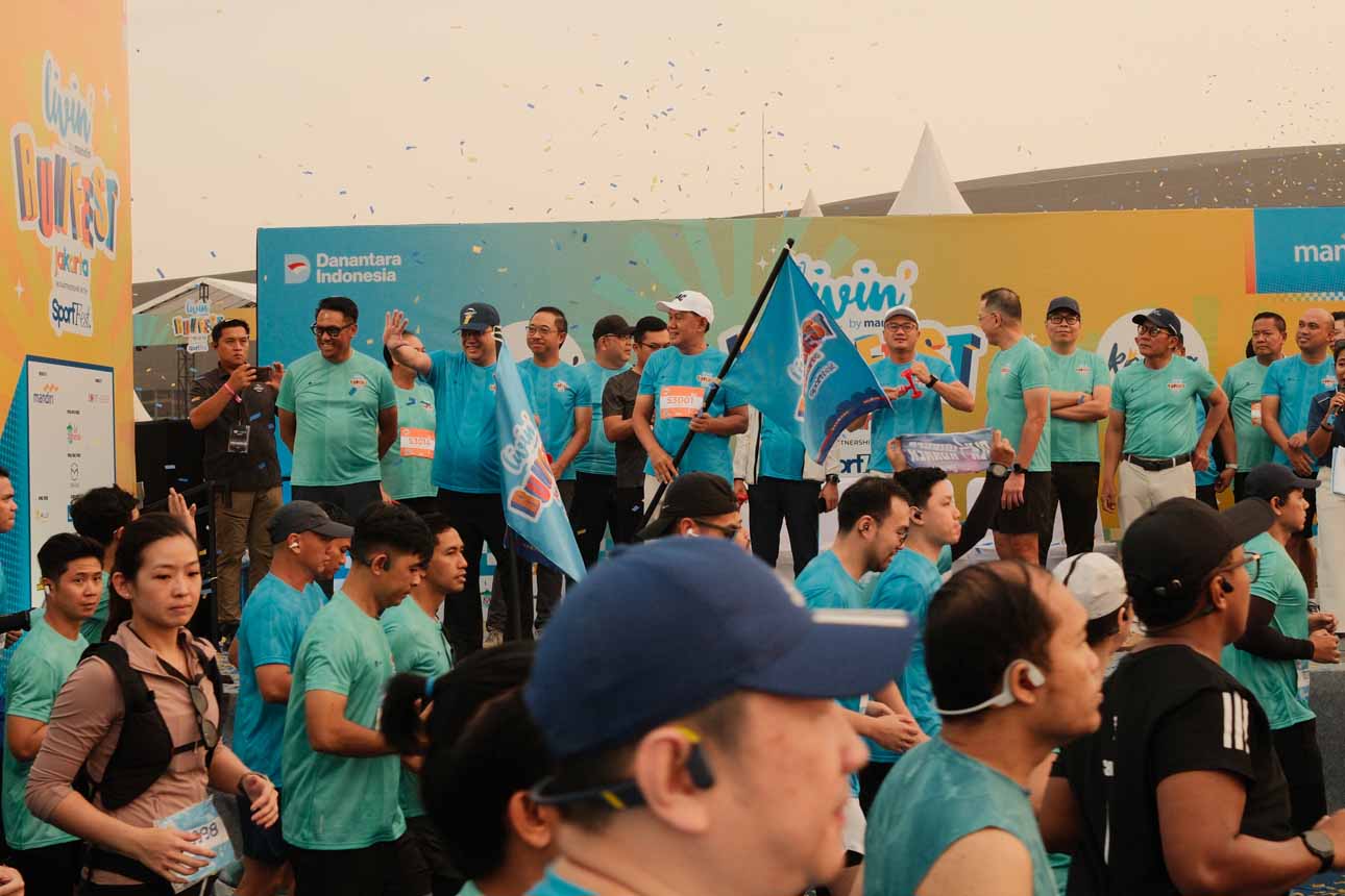 Semarakkan Gaya Hidup Sehat 5.500 Pelari Ramaikan Livin’ by Mandiri Run Fest 
