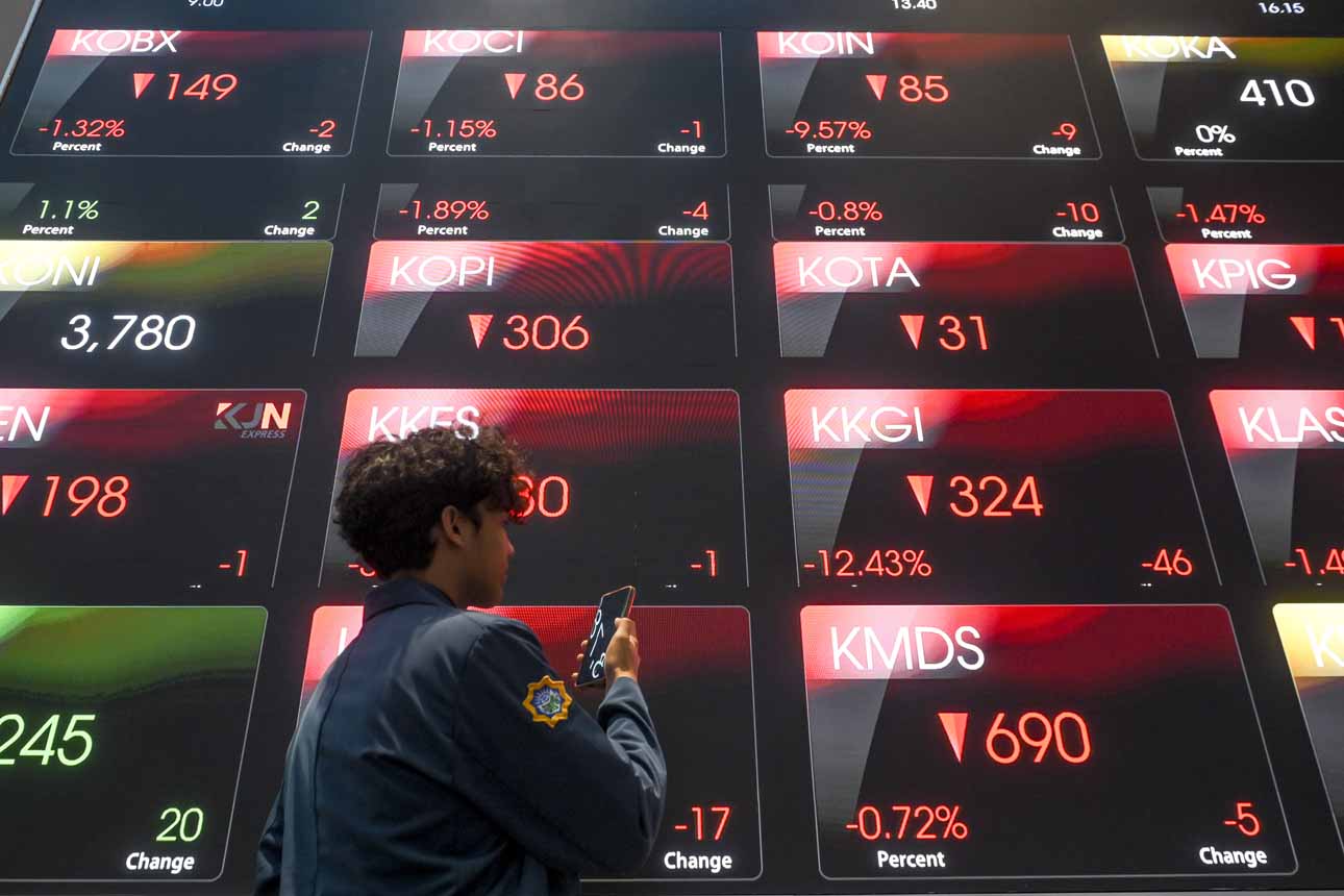 Pasar Saham Lesu,IHSG Ditutup Melemah