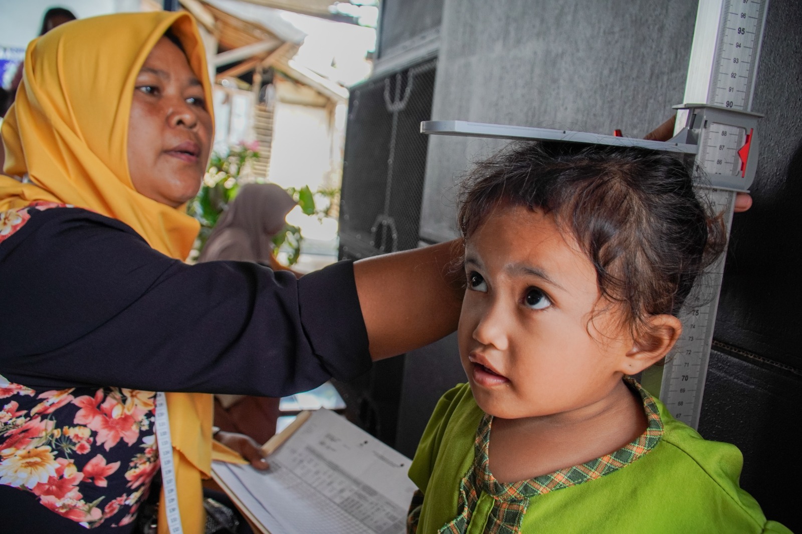Deteksi dini risiko kesehatan anak Posyandu ILP