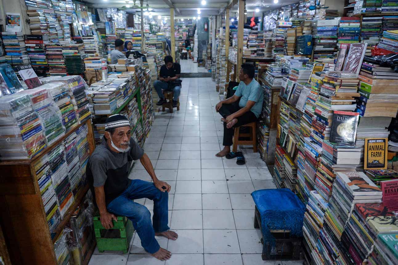 Pasar Buku Legendaris Kwitang Kini Sepi Pengunjung