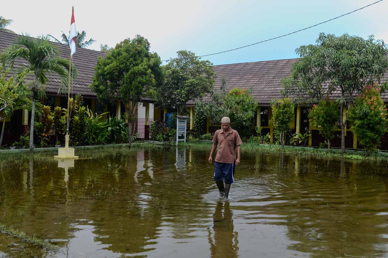Dua Sekolah Dasar Terdampak Banjir di Kota Serang