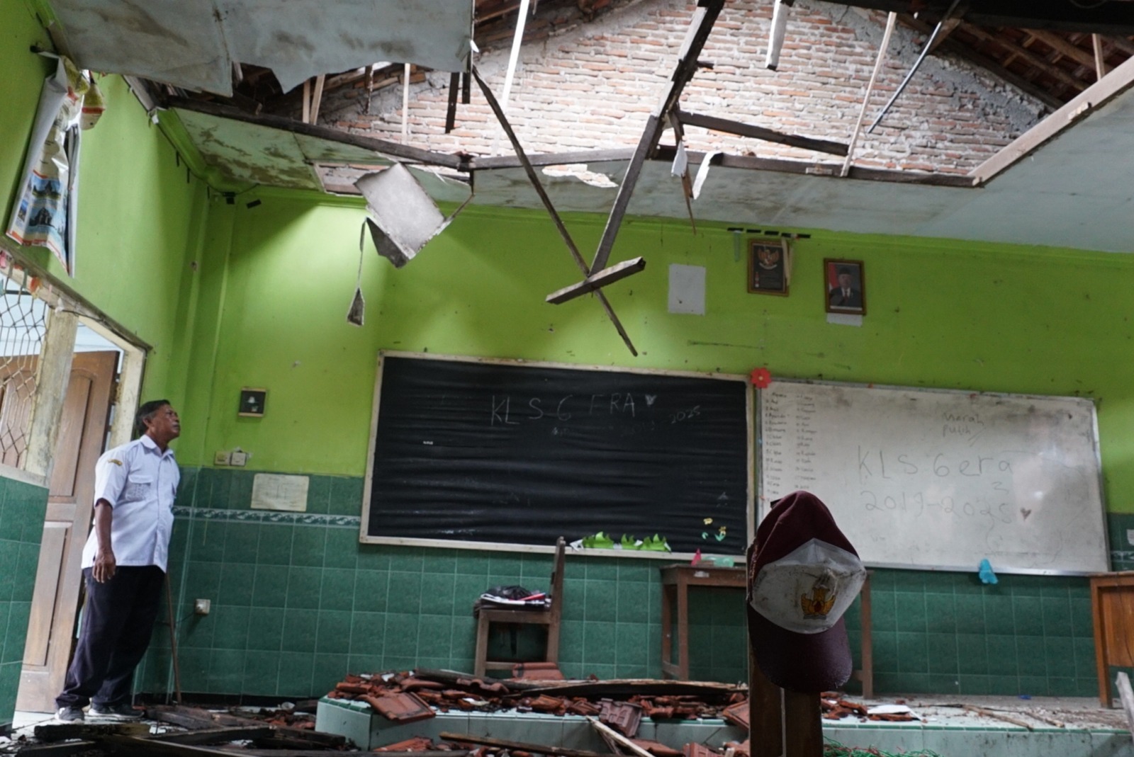 Sekolah rusak di Jombang
