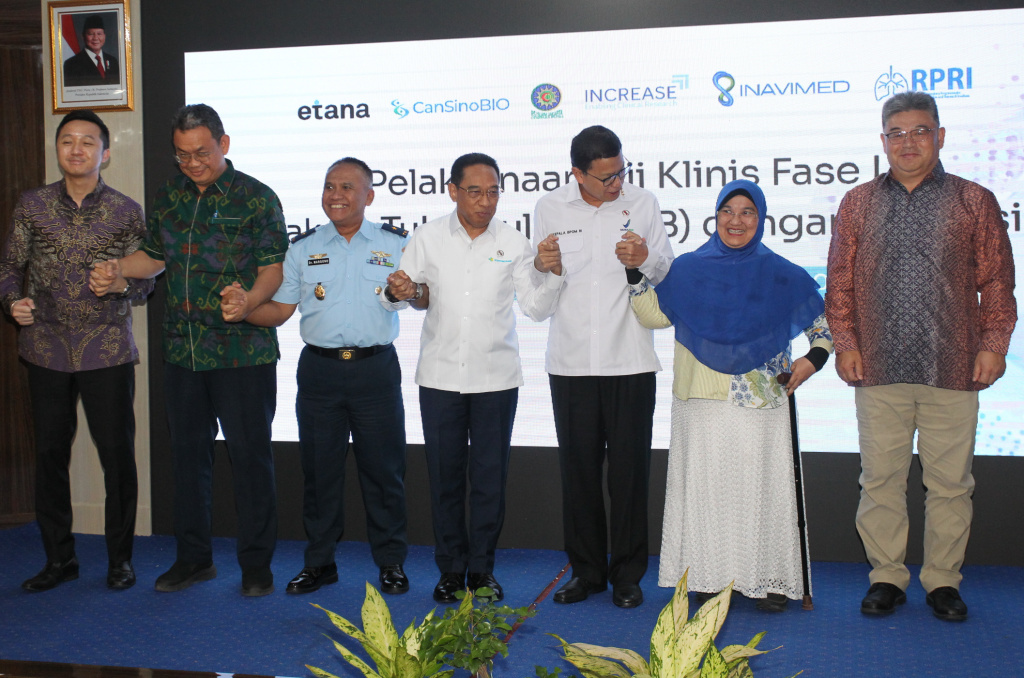 Etana dan CanSino Resmikan Uji Klinik Fase I Vaksin Inhalasi Tuberkulosis Pertama di Indonesia