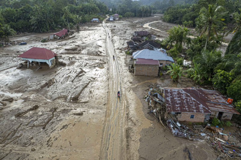 Pascabanjir bandang di Palembayan Agam