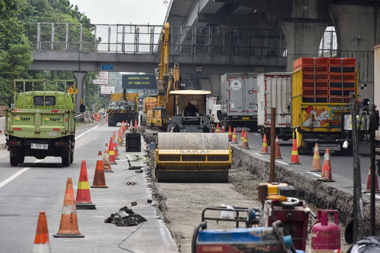 Perbaikan Ruas Tol Jakarta–Cikampek di Wilayah Cikarang