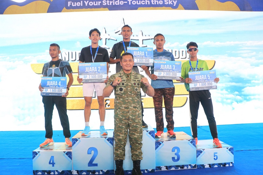 Lanud Sultan Hasanuddin Air Force Run 2025 Sukses Digelar, Ribuan Pelari Ambil Bagian
