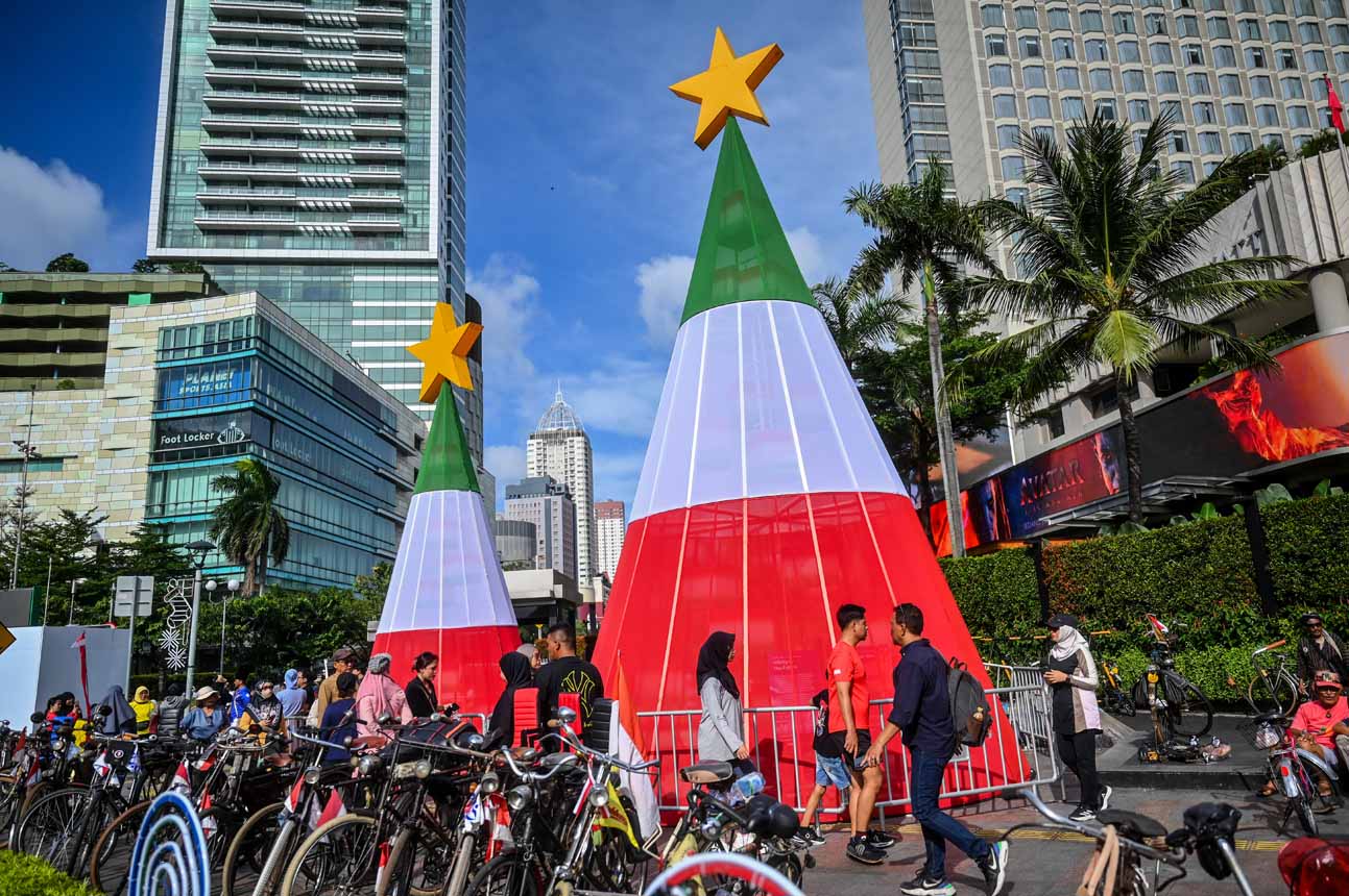 Nuansa Natal Hadir di Kawasan HBKB Jakarta