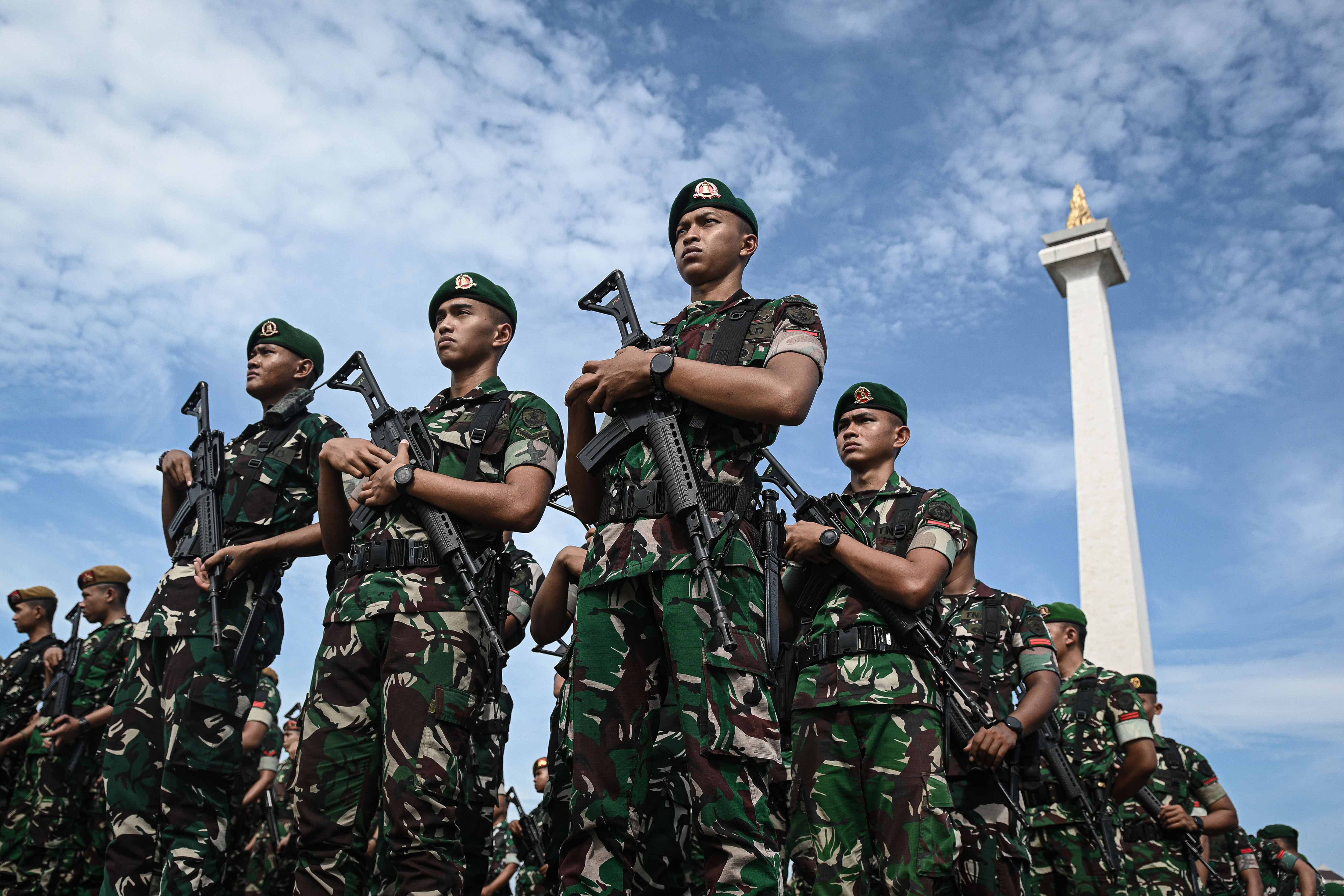 Apel Pengamanan Malam Natal di Jakarta