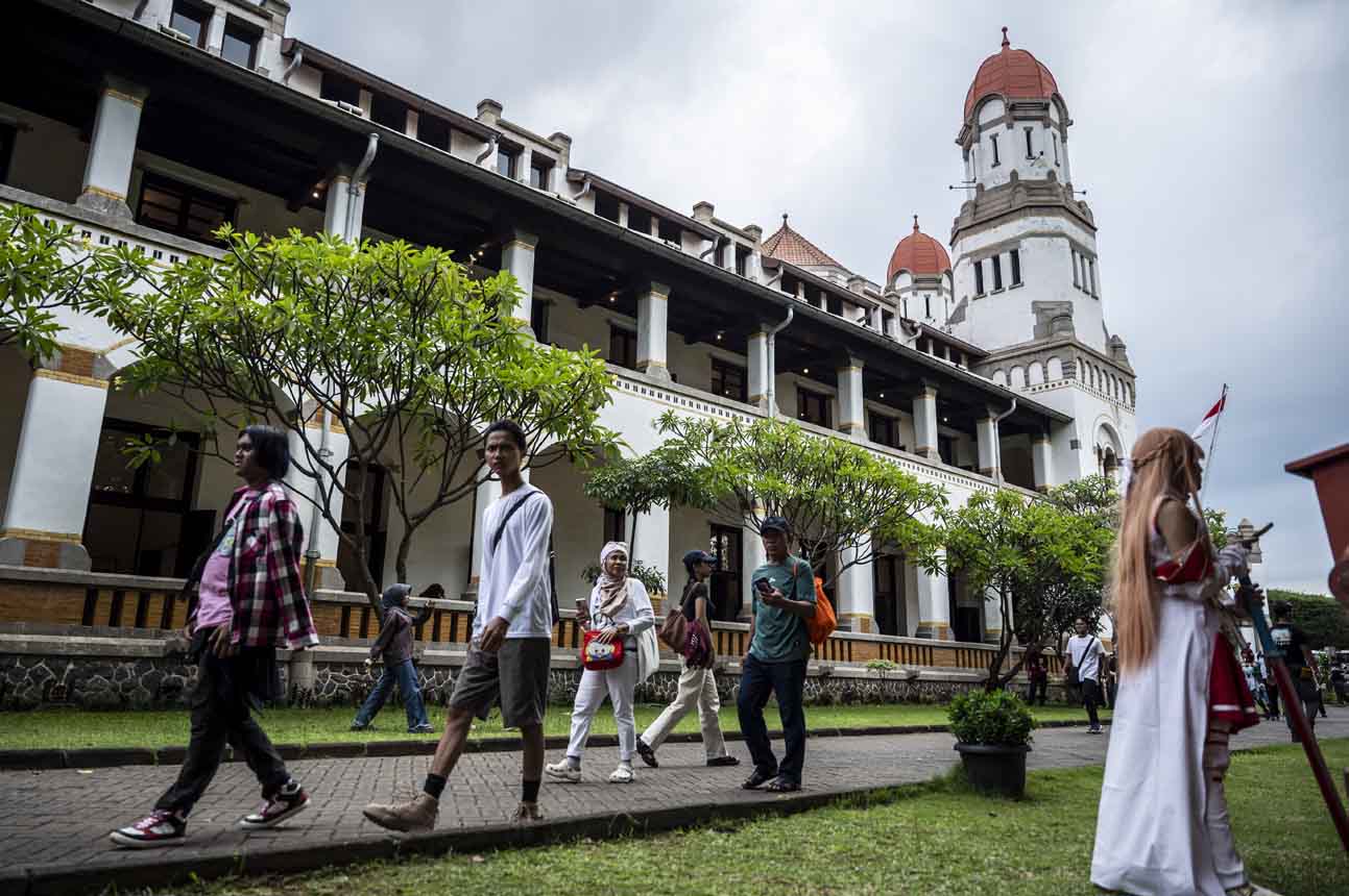 Kunjungan Wisatawan Lawang Sewu pada Libur Natal dan Tahun Baru
