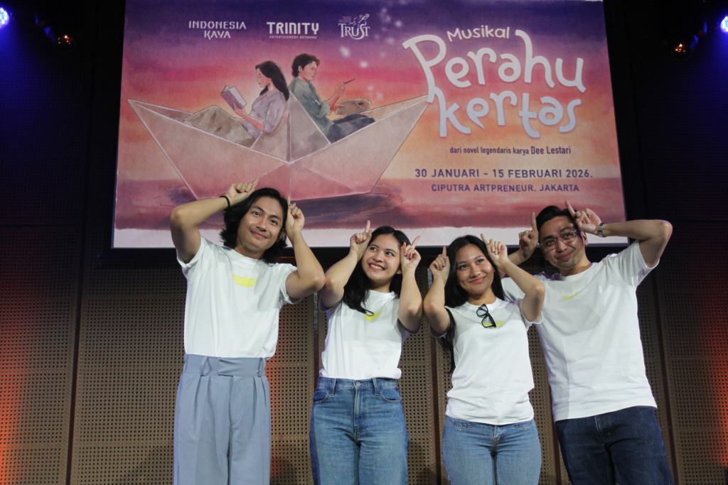Jelang Pementasan Musikal Perahu Kertas