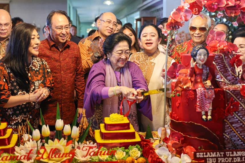 Megawati Soekarnoputri Rayakan Ulang Tahun ke-79