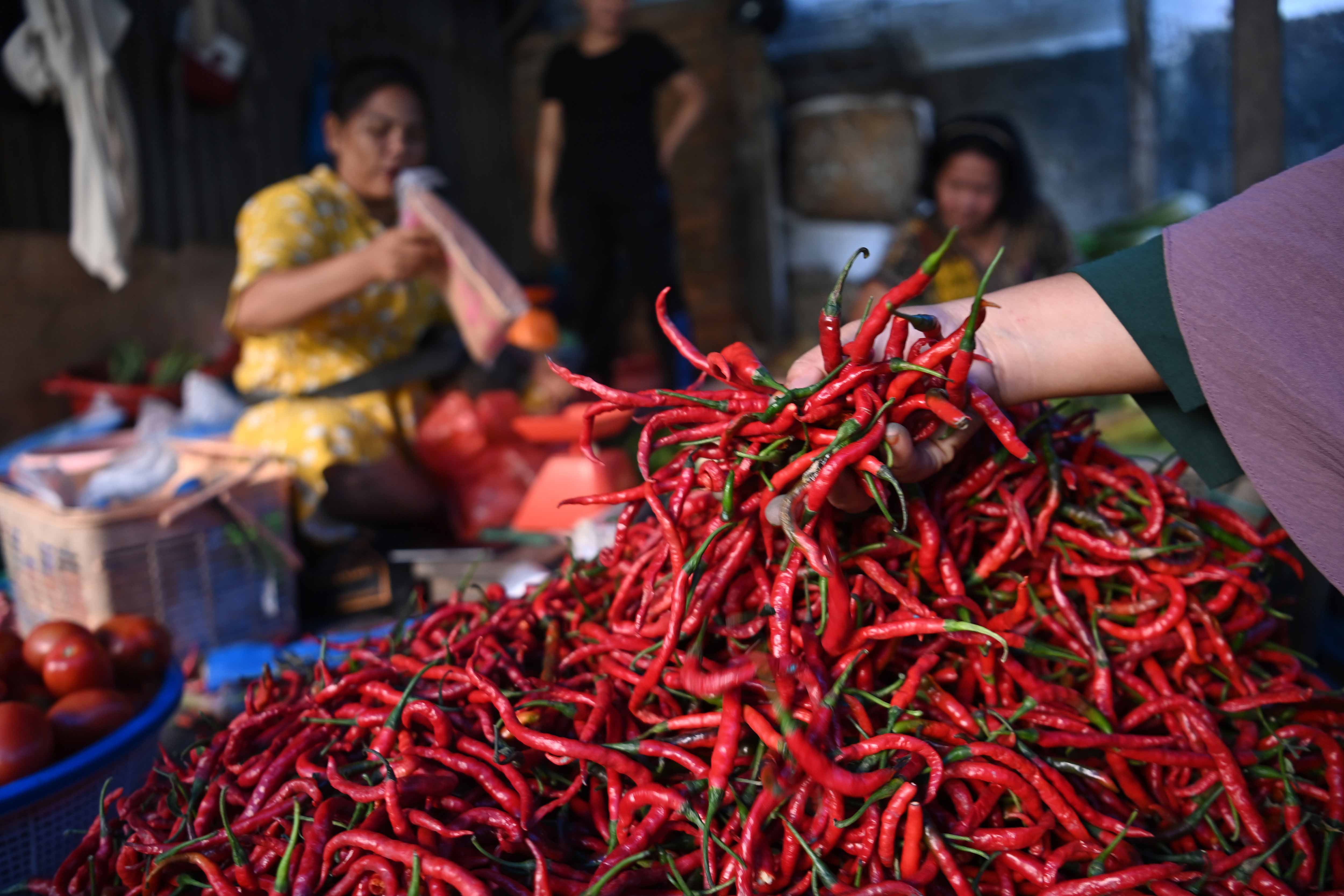 Aktivitas Perdagangan di Pasar Pandan Berangsur Normal
