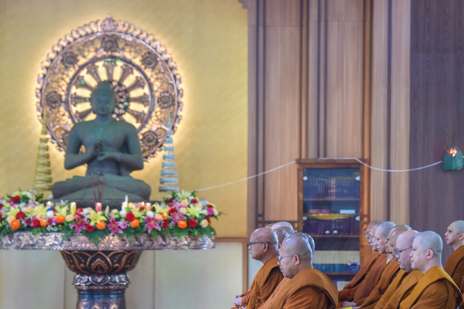 Upacara pengecoran kedua Rupang Buddha Nusantara