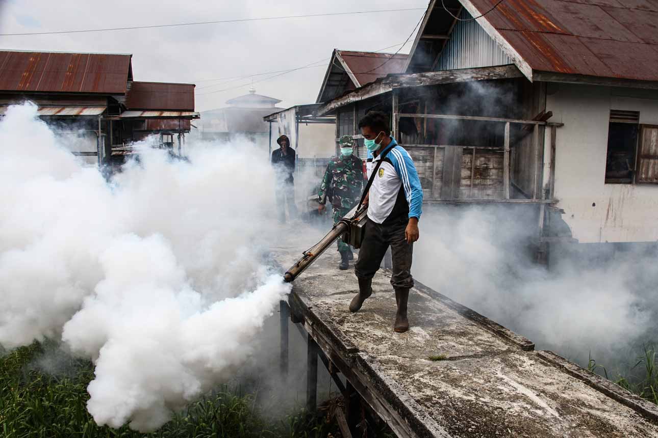 Upaya Pengasapan Tekan Kasus DBD di Palangka Raya